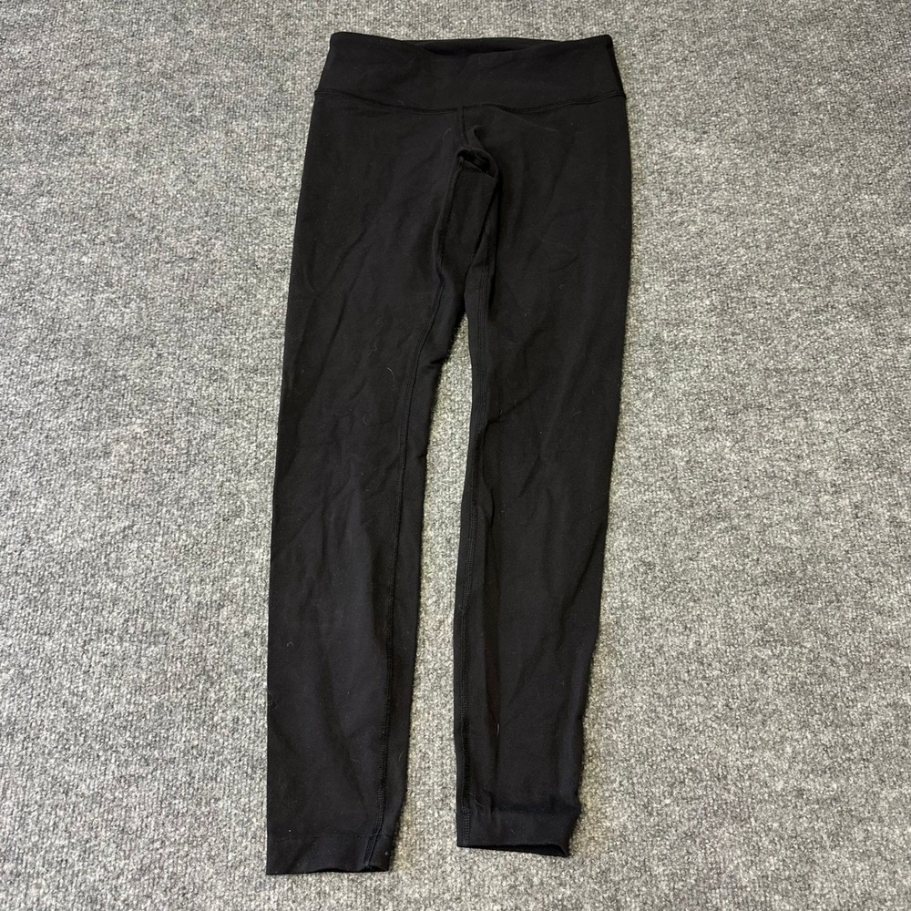 Lululemon Leggings Womens Size 4 Black Wunder Under High Rise Yoga Pants